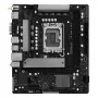 Motherboard ASRock H810M-X WiFi — Intel H810, LGA 1851, microATX, DDR5, 2 DIMM, 128GB, Wi-Fi 5, 2.5Gb LAN, M.2, SATA III