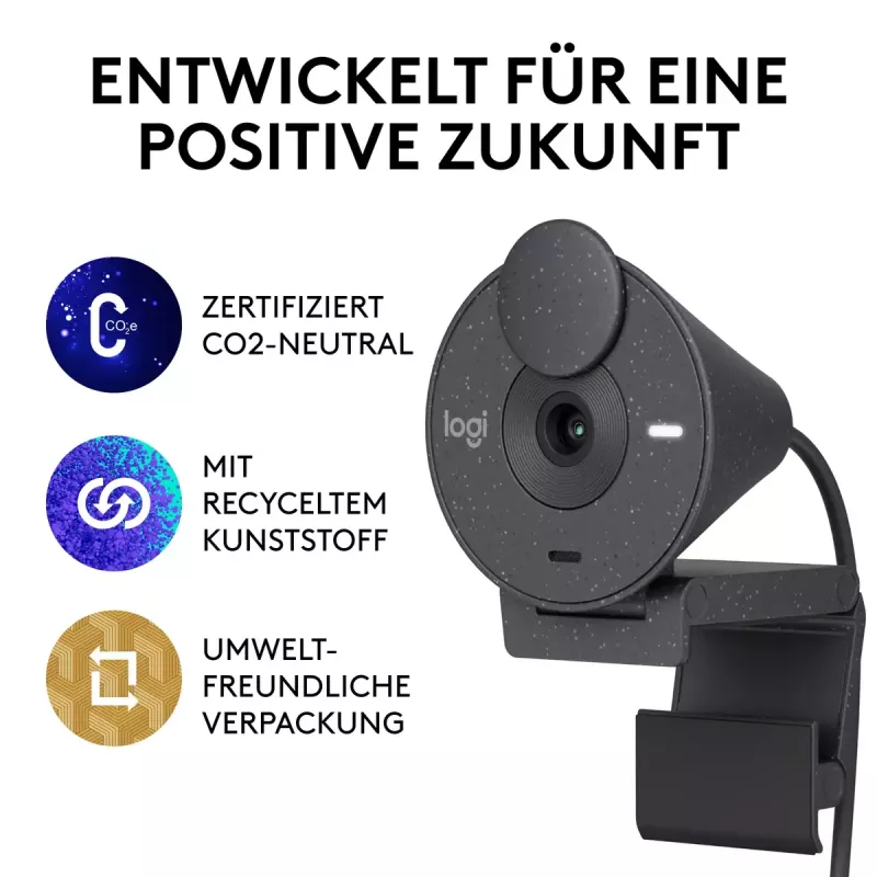 Webcam LOGITECH Brio 300 Full HD - Graphite
