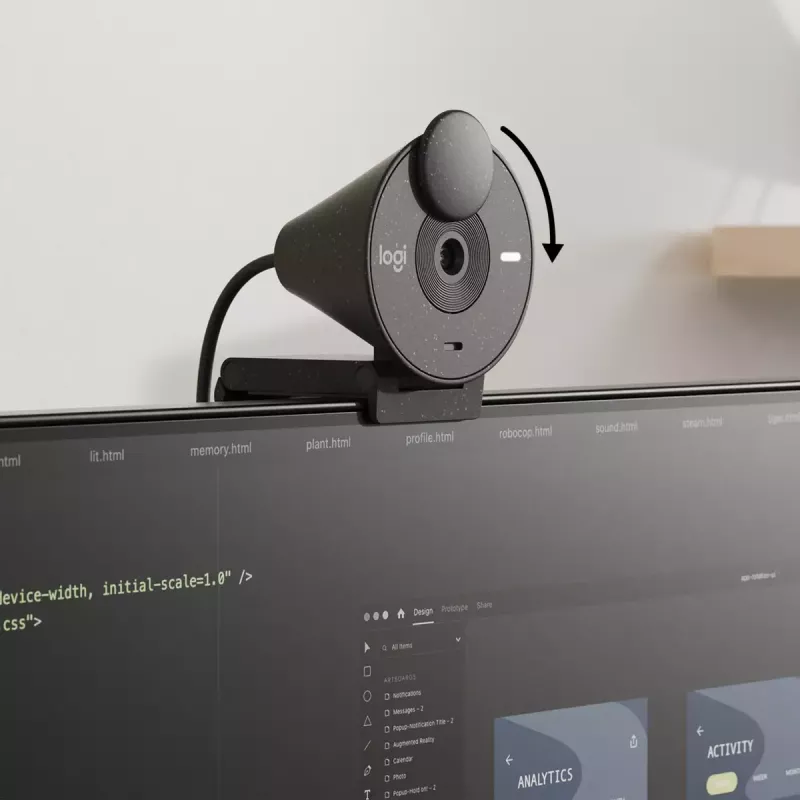 Webcam LOGITECH Brio 300 Full HD - Graphite