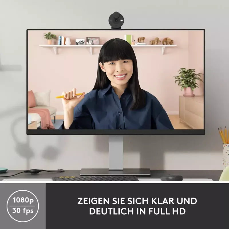 Webcam LOGITECH Brio 300 Full HD - Graphite