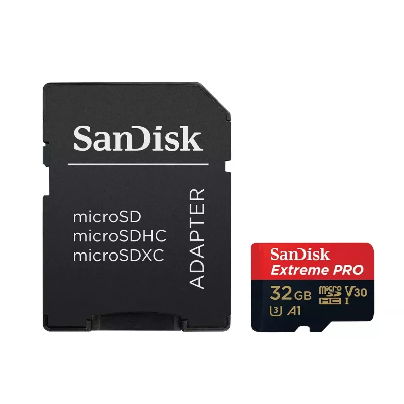 Cartão de memória SanDisk Extreme Pro 32GB MicroSDHC UHS-I Class 10 SDSQXCG-032G-GN6MA