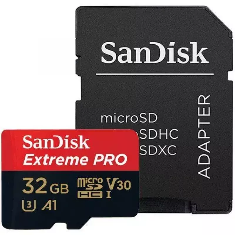 Cartão de memória SanDisk Extreme Pro 32GB MicroSDHC UHS-I Class 10 SDSQXCG-032G-GN6MA