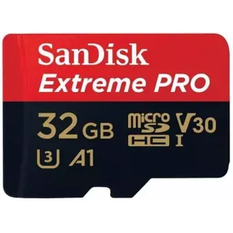 Cartão de memória SanDisk Extreme Pro 32GB MicroSDHC UHS-I Class 10 SDSQXCG-032G-GN6MA