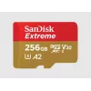Cartão de memória flash MicroSDXC SANDISK SDSQXAV-256G-GN6MA 256 GB UHS‑I U3 V30 190 MB/s leitura 130 MB/s escrita vermelho
