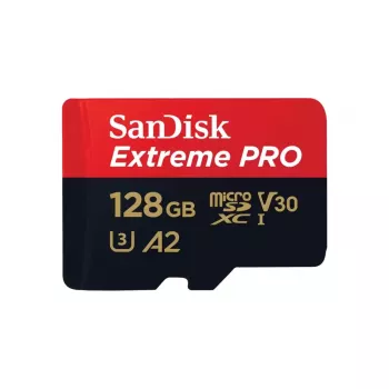 Memória flash SanDisk Extreme PRO 128 GB MicroSDXC UHS-I modelo SDSQXCD-128G-GN6MA