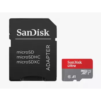 Memória flash SanDisk 64GB MicroSDXC UHS-I classe 10 SDSQUAB-064G-GN6MA
