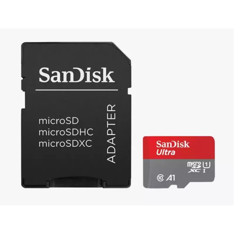 Memória flash SanDisk 64GB MicroSDXC UHS-I classe 10 SDSQUAB-064G-GN6MA