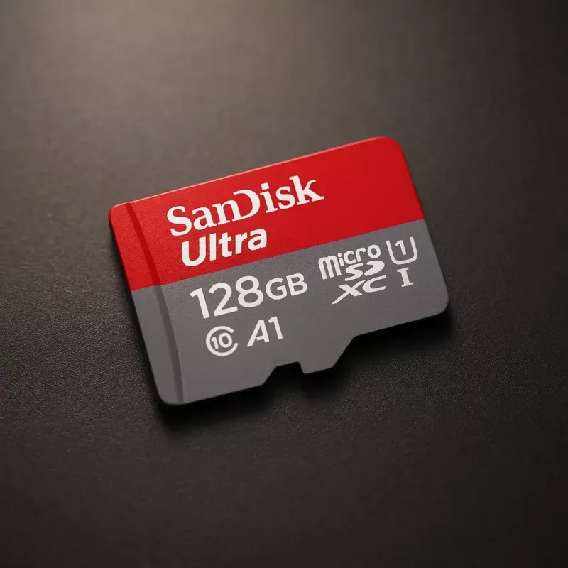 Cartão MicroSDXC SanDisk 128 GB UHS-I classe 10 SDSQUAB-128G-GN6MA
