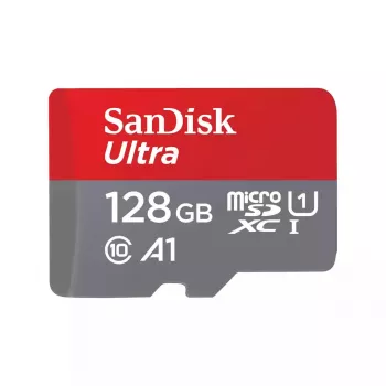 Cartão MicroSDXC SanDisk 128 GB UHS-I classe 10 SDSQUAB-128G-GN6MA