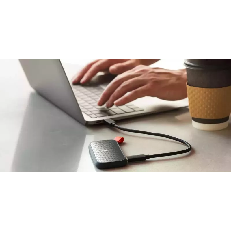 Unidade de estado sólido externa SanDisk 2 TB USB Type-C 3.2 Gen 2 SDSSDE30-2T00-G26