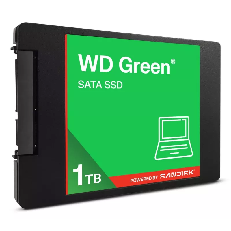 WESTERN DIGITAL SSD - WD Green - 1 TB - SATA 6 Gb/s - caixa 2,5