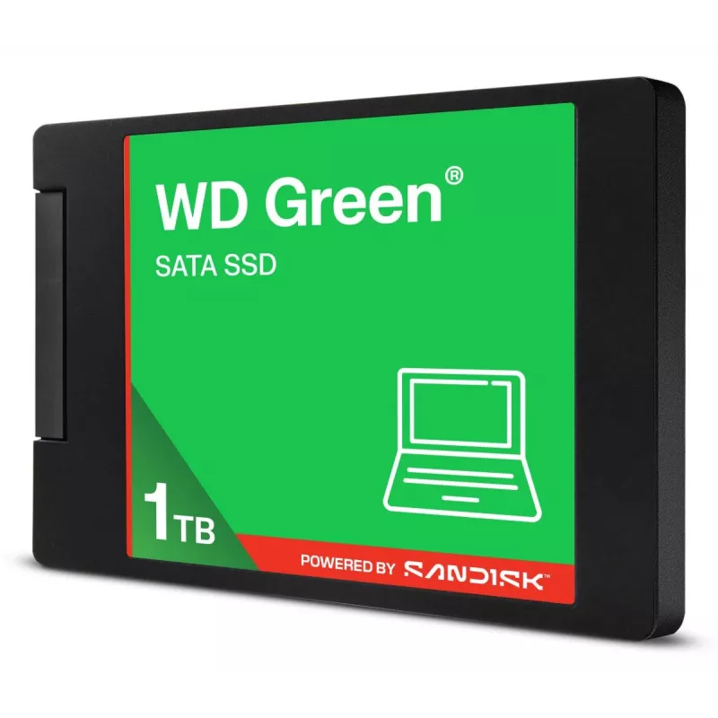WESTERN DIGITAL SSD - WD Green - 1 TB - SATA 6 Gb/s - caixa 2,5