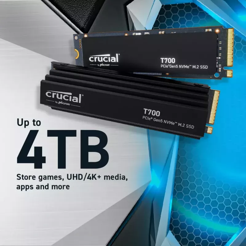 SSD Crucial 1 TB M.2 PCI Express 5.0 NVMe T700