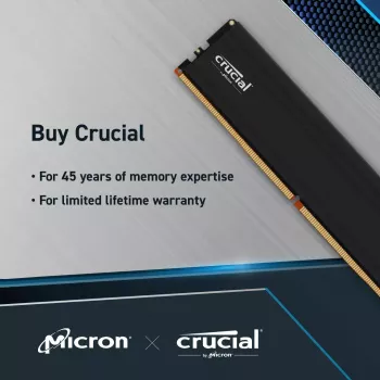 Crucial Pro CP32G56C46U5 módulo de memória 32 GB 1 x 32 GB DDR5 288-pin DIMM