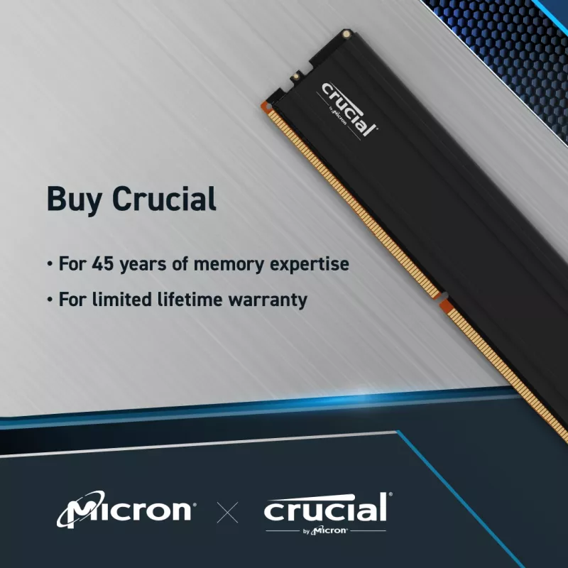 MICRON / CRUCIAL Crucial Pro 96GB Kit (2x48GB) DDR5-5600 UDIMM