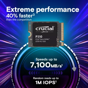 SSD Crucial 2TB M.2 PCIe Gen4 NVMe P310