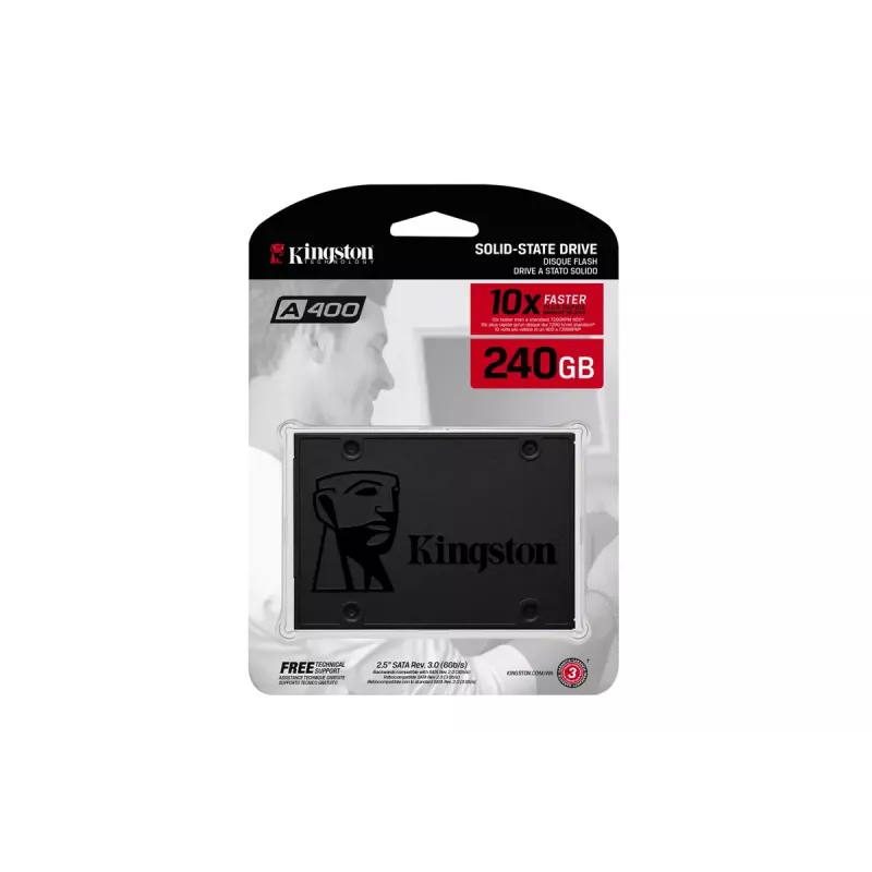 Kingston 240GB A400 SATA 3 2,5 polegadas SSD interno SA400S37/240G