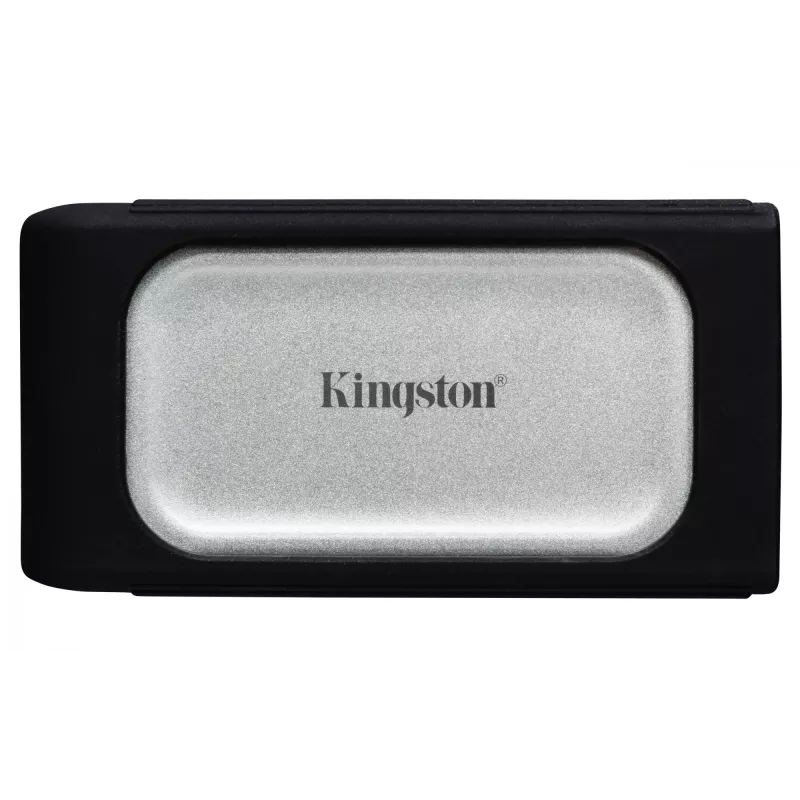 Kingston Technology 500G SSD Portátil XS2000, 500 GB, USB Type-C, 3.2 Gen 2 (3.1 Gen 2), 2000 MB/s, preto, prateado