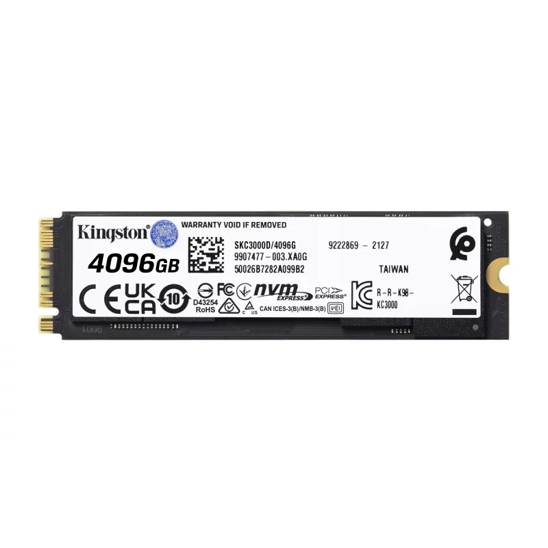 Disco SSD Kingston Technology 4096G M.2 2280 NVMe KC3000
