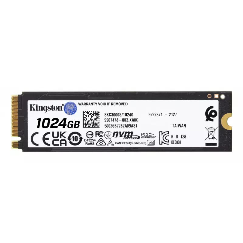 Disco SSD Kingston Technology 1024G M.2 NVMe KC3000