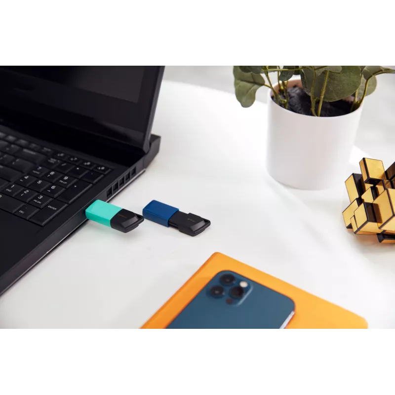 Kingston Technology DataTraveler 64GB USB3.2 Gen 1 Exodia M (preto + azul)