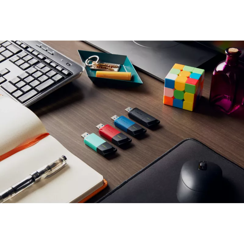 Kingston Technology DataTraveler 128GB USB3.2 Gen1 Exodia M (preto + vermelho)