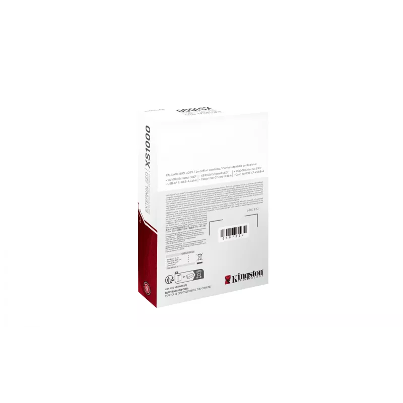 Kingston Technology 2TB XS1000 SSD portátil externo USB 3.2 Gen 2
