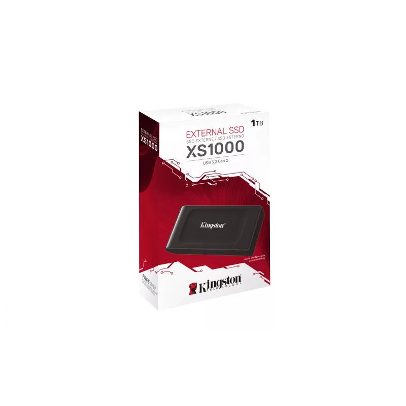 Kingston Technology 1TB XS1000 Unidade de estado sólido portátil externa USB 3.2 Gen 2