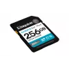 Cartão de memória SDXC Kingston 256GB UHS-I Canvas Go Plus — 256 GB, U3/V30, leitura 200 MB/s, escrita 160 MB/s, Class 10, preto