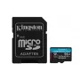 Kingston Technology 64GB microSDXC Canvas Go Plus Gen4 200MB/s A2 U3 V30 cartão + adaptador