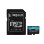 Kingston Technology 128 GB microSDXC Canvas Go Plus Gen4 200 MB/s A2 U3 V30 cartão + adaptador