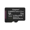 Kingston Technology 1TB microSDXC Canvas Select Plus Gen3 150MB/s A1 cartão + adaptador