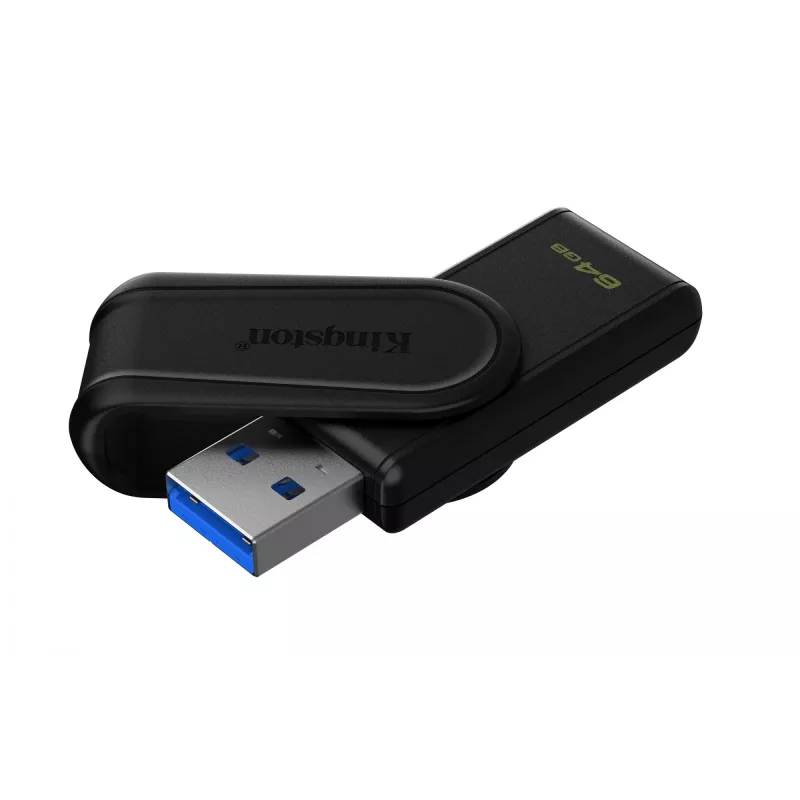 Kingston Technology DataTraveler 64GB USB 3.2 Gen 1 portátil Exodia S (preto/preto)