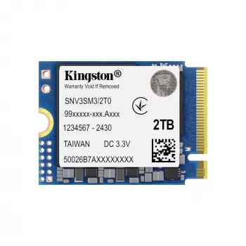 Disco SSD Kingston Technology 2000G M.2 2230 NVMe SNV3SM3/2T0