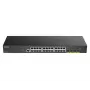 D-Link Switch Smart Managed Gigabit de 24 portas com 4x 10G SFP+, Managed, L3, Gigabit Ethernet (10/100/1000), Full-duplex, Montagem em rack