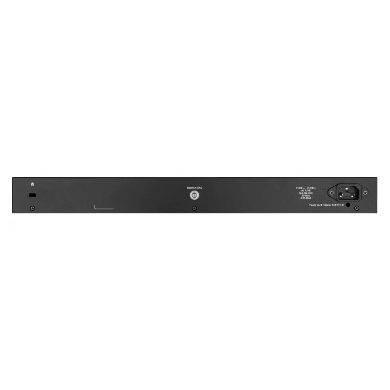 D-Link Switch Smart Managed Gigabit de 24 portas com 4x 10G SFP+, Managed, L3, Gigabit Ethernet (10/100/1000), Full-duplex, Montagem em rack