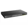 D-Link Switch Smart Managed Gigabit PoE de 24 portas com 4x 10G SFP+, 370 Watt