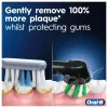 Oral-B Pro 1 Cross Action Escova de dentes rotativa-oscilante para adultos, Preto