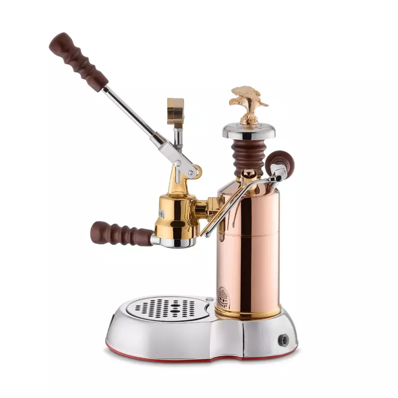 La Pavoni Esperto Edotto LPLESE01EU máquina de espresso de alavanca, cobre/cromado, 1,6 l