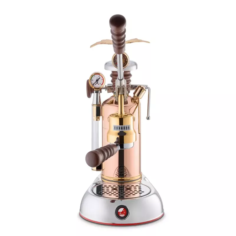 La Pavoni Esperto Edotto LPLESE01EU máquina de espresso de alavanca, cobre/cromado, 1,6 l