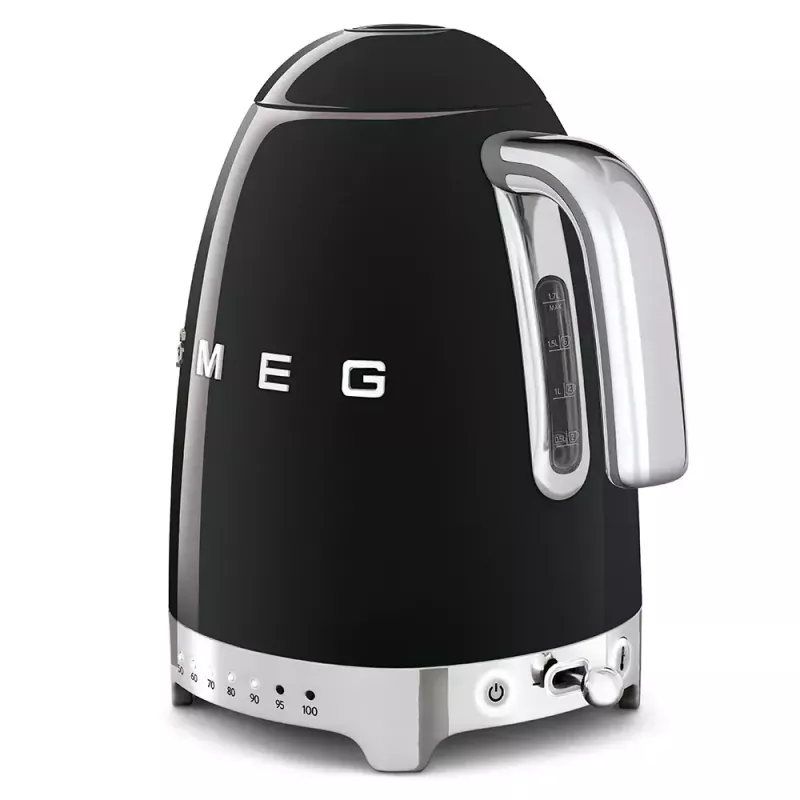 Chaleira elétrica Smeg KLF04BLEU 1,7 l 2400 W preto