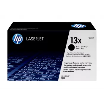 HP 13X Toner original LaserJet de alto rendimento Preto, 4000 páginas, Preto, 1 unid.