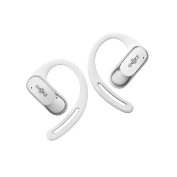 SHOKZ OpenFit Air, Branco, Headset, sem fios, gancho de orelha, chamadas / música / desporto / dia a dia, Bluetooth, Branco