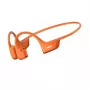 Auscultadores de condução óssea Shokz OpenRun Pro 2 — binaural, sem fios Bluetooth 5.3, IP55, 12 h de reprodução, 150 mAh, laranja, gancho de orelha