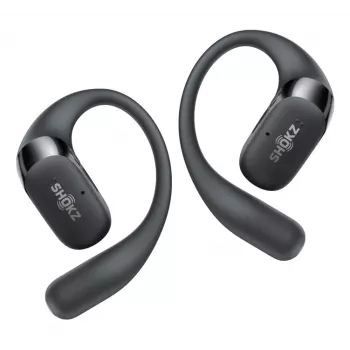 Headset JLAB AUDIO SHOKZ OpenFit 2 — condução óssea, sem fios, open-ear com gancho de orelha, Preto