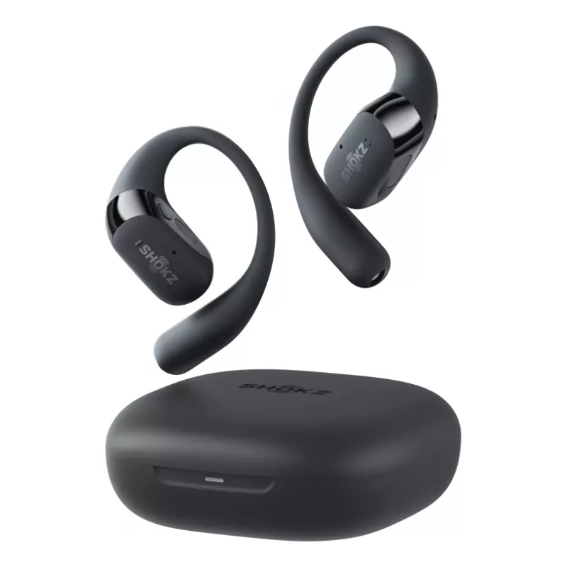 Shokz OpenFit 2 auriculares sem fios open-ear, pretos