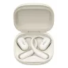 Headset sem fios open-ear Shokz OpenFit 2 — Bluetooth 5.4, IP55, condução óssea, 11 h de reprodução (48 h com estojo), USB‑C, bege