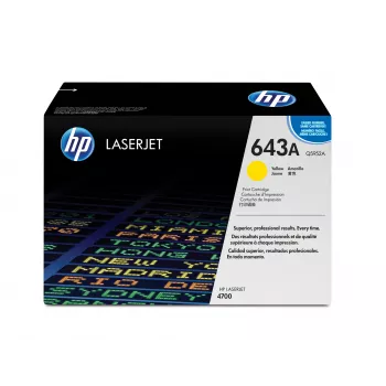 HP 643A Toner original LaserJet Amarelo