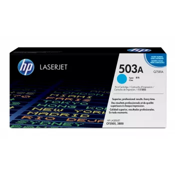 HP 503A Toner original LaserJet Ciano