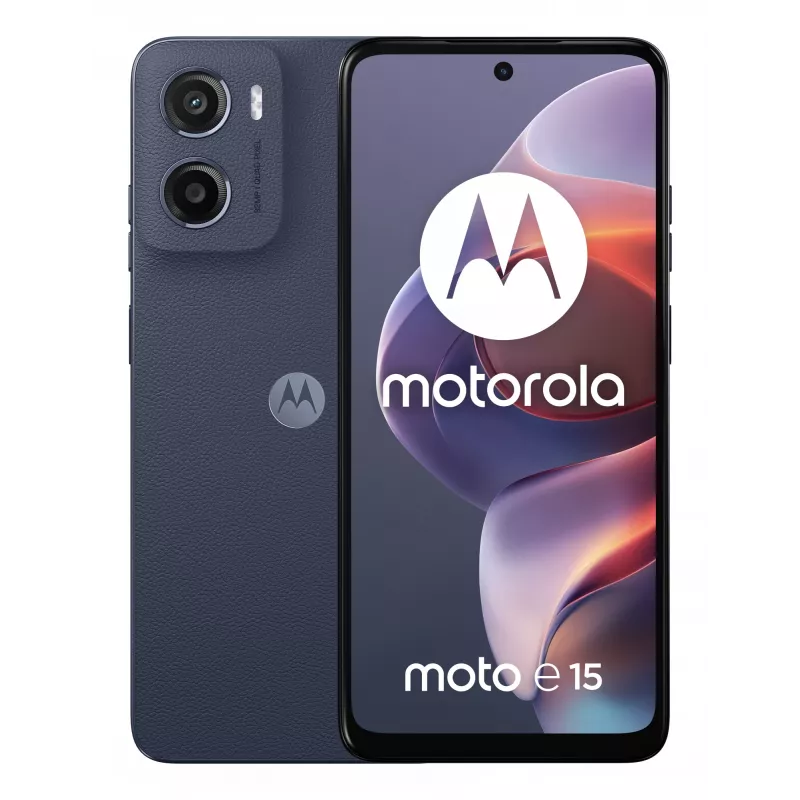 Motorola moto e15 16,9 cm (6,67 polegadas) Dual SIM Android 14 Go Edition 4G USB Type-C 2 GB 64 GB 5200 mAh Azul